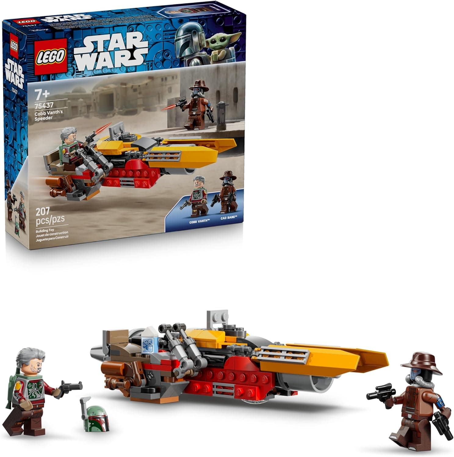 LEGO Star Wars Cobb Vanth’s Speeder Building Toy (Set 75437)