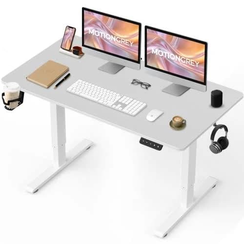 MotionGrey Ergo2 Adjustable Electric Standing Desk