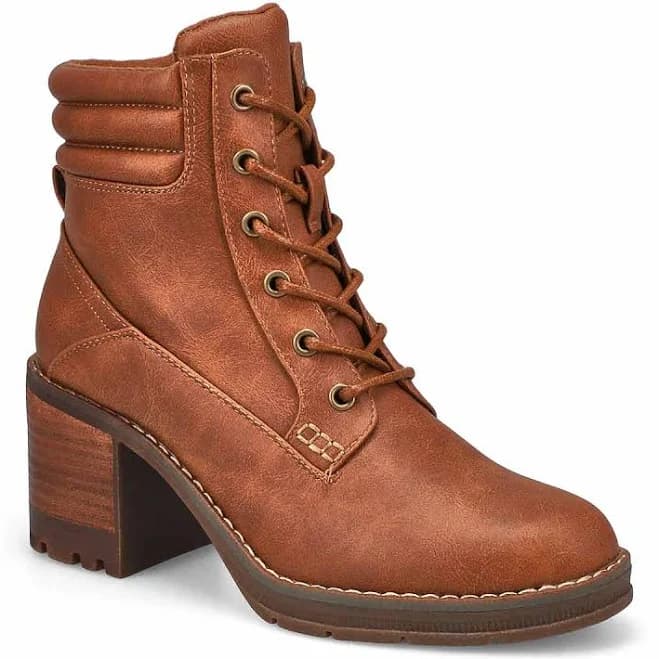 SoftMoc Felicity Platform Lace Up Bootie