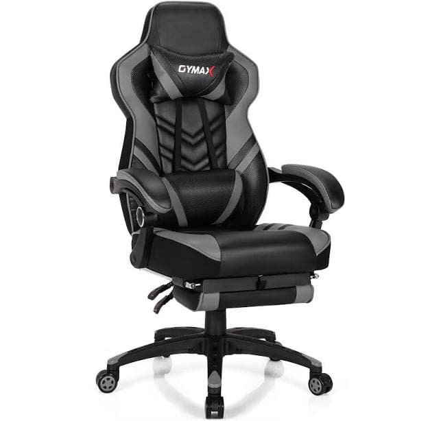 Costway Adjustable Gaming Chair with Footrest