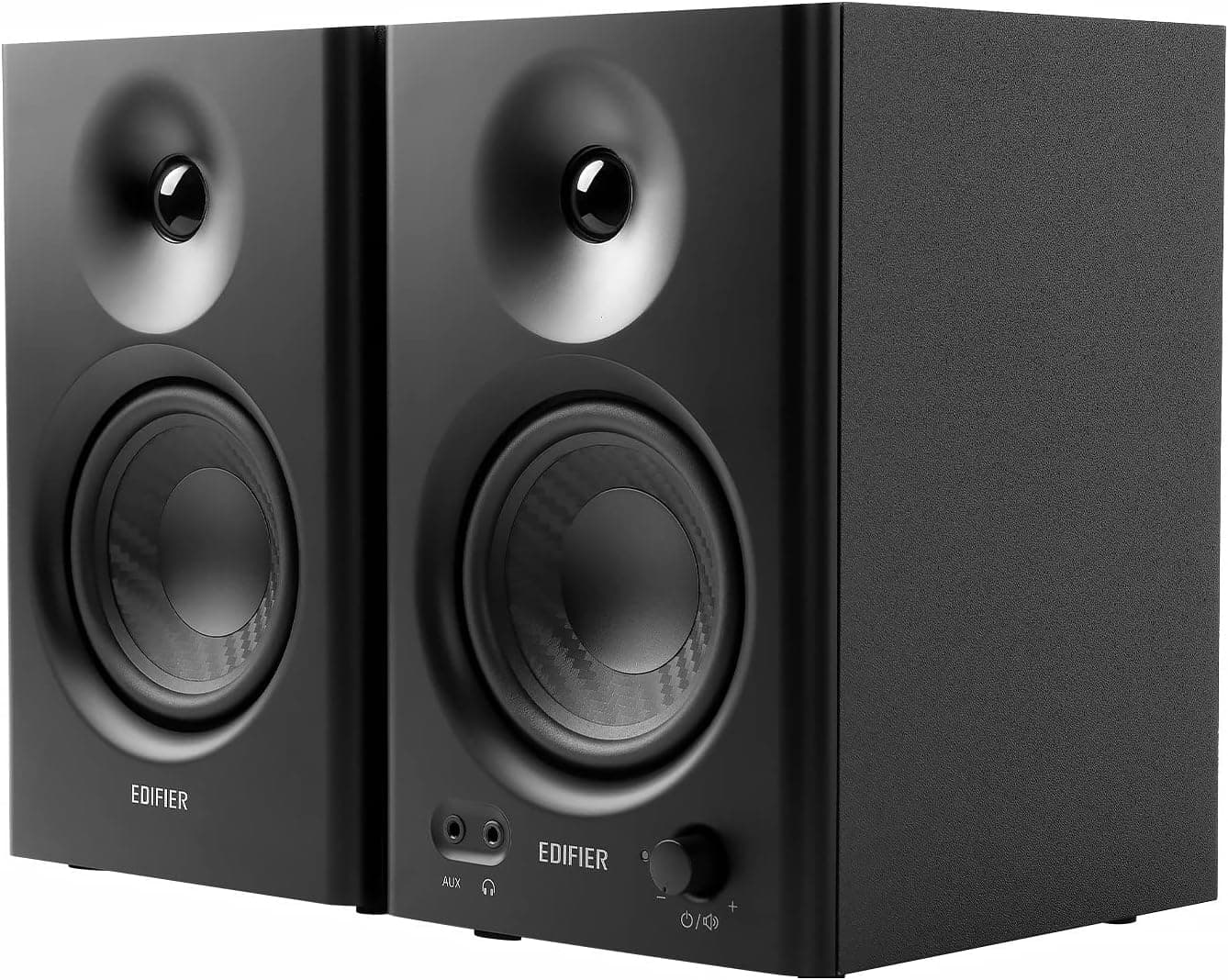 Edifier MR4 Powered Studio Monitor Speakers, 4" Active Near-Field Monitors Speaker - Black (Pair)