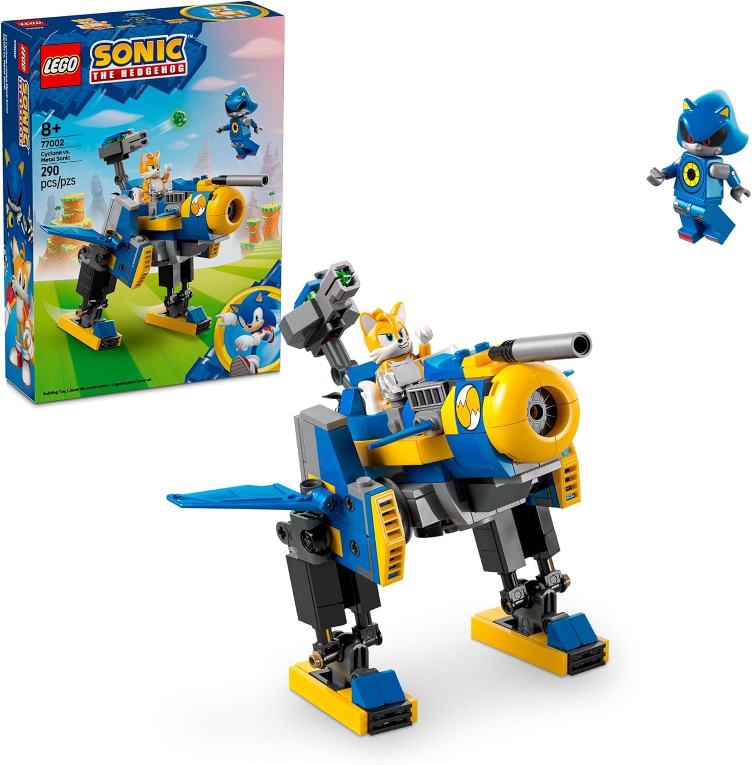 LEGO Sonic The Hedgehog Cyclone vs. Metal Sonic Building Toy
