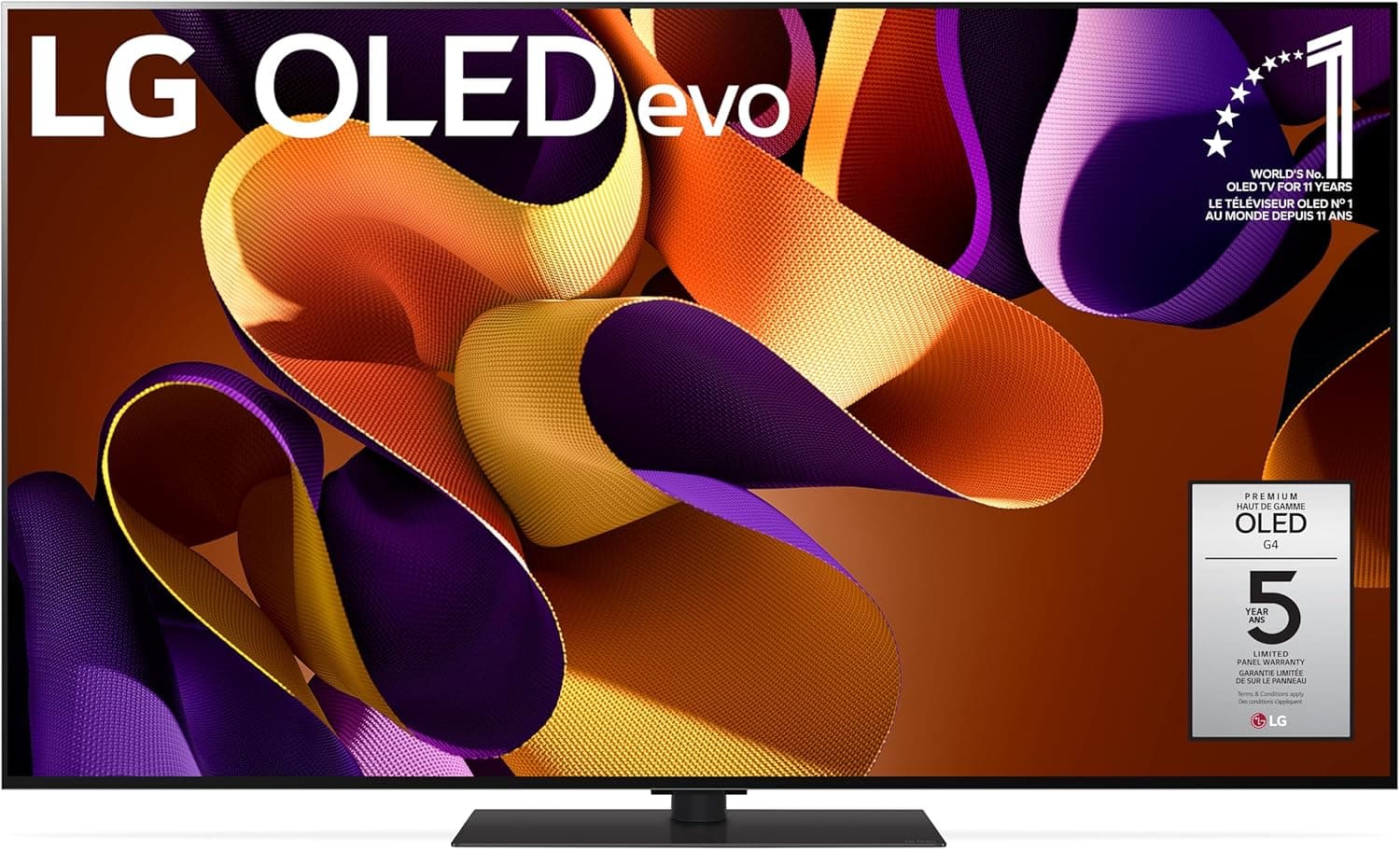 LG 65-Inch G4 OLED evo 4K Smart TV