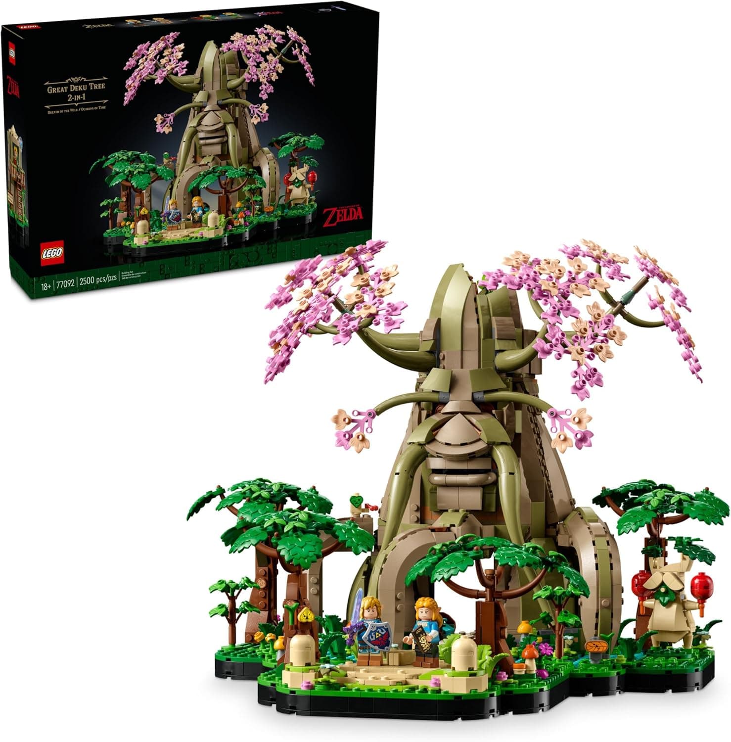 LEGO The Legend of Zelda Great Deku Tree 2in1 Model Building Set