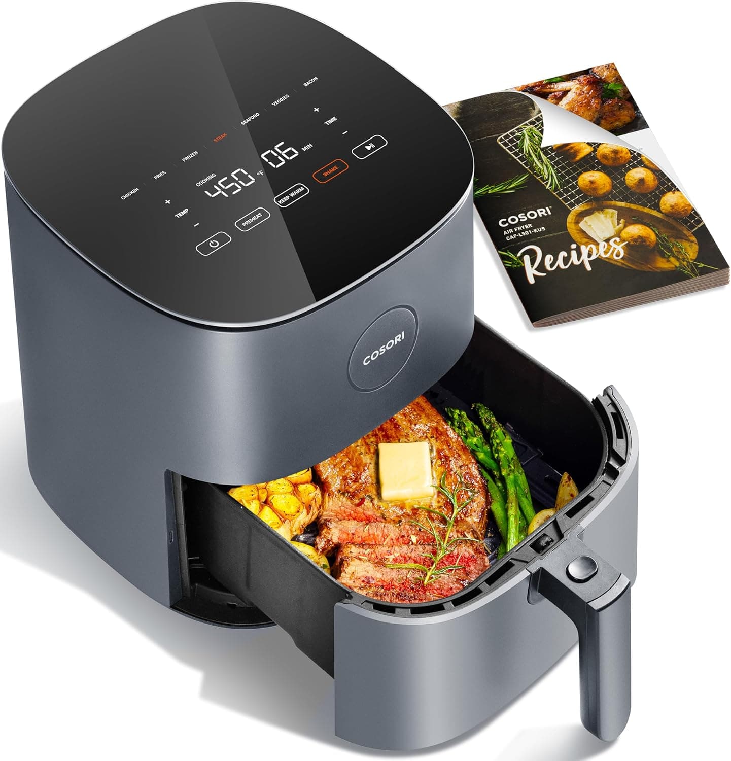Cosori 5Qt Air Fryer 9-In-1 Less Oil Oven with Nonstick Basket
