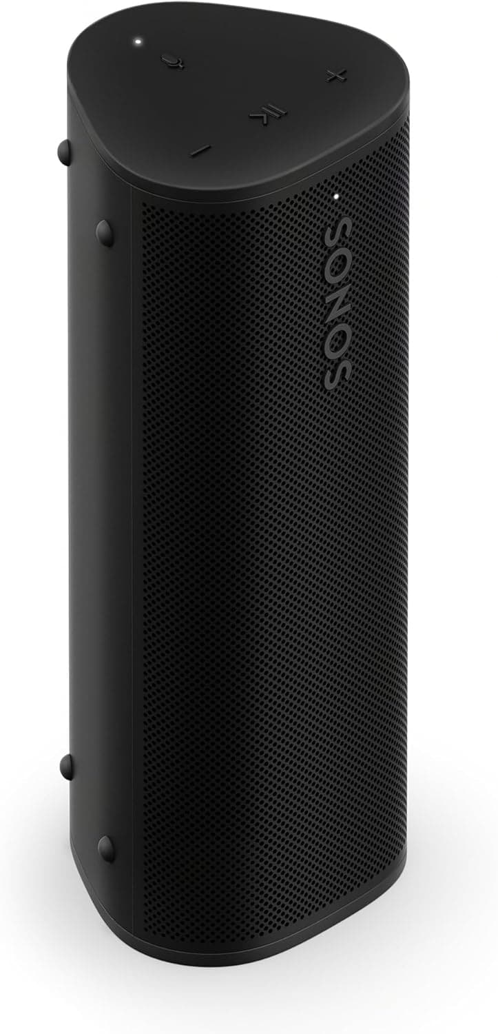 Sonos Roam 2 Black Portable Waterproof Bluetooth Speaker