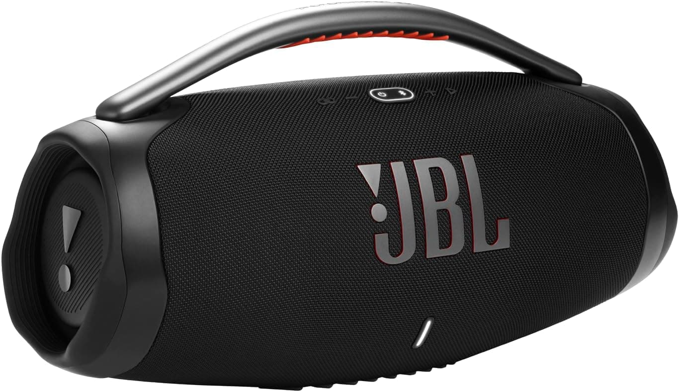 JBL Boombox 3 Portable Bluetooth Speaker with Powerbank, IPX7 Waterproof (Black)