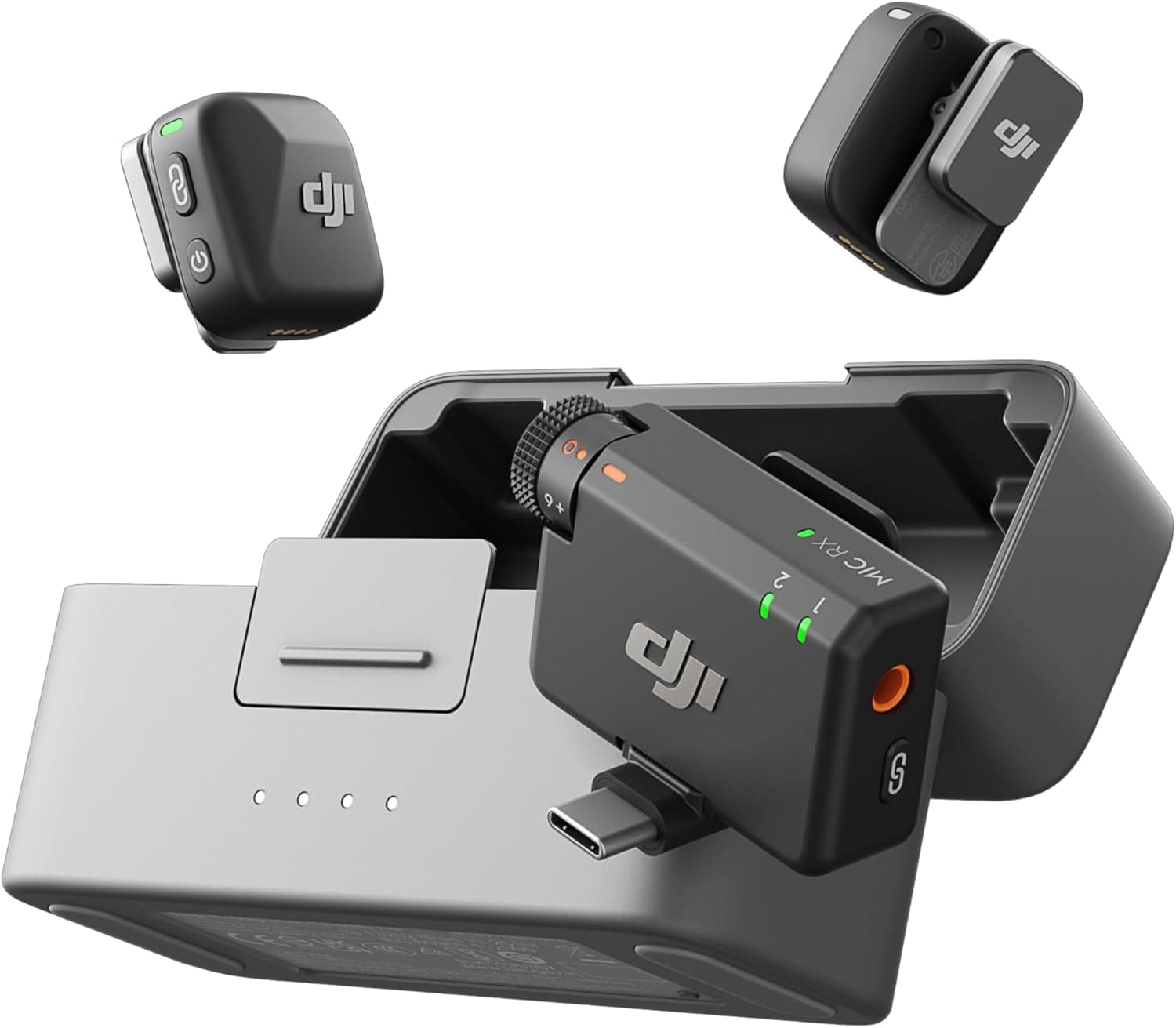 DJI Mic Mini Wireless Lavalier Microphone (2 TX + 1 RX + Case)
