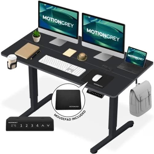 MotionGrey Ergo2 Adjustable Electric Standing Desk