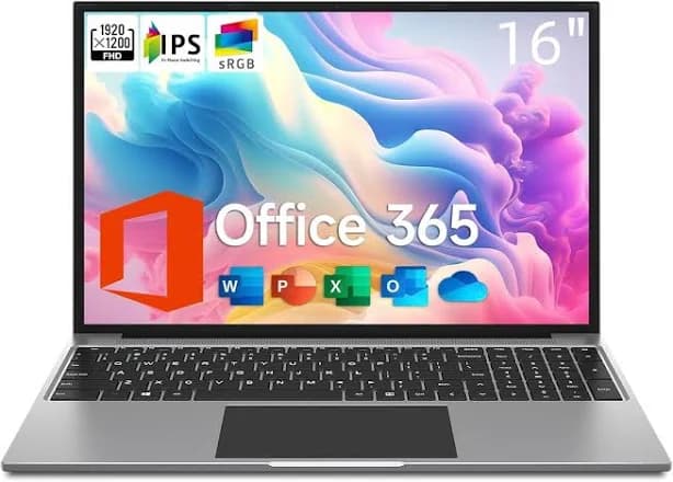 Jumper 16-inch Laptop, IPS FHD, 4GB RAM