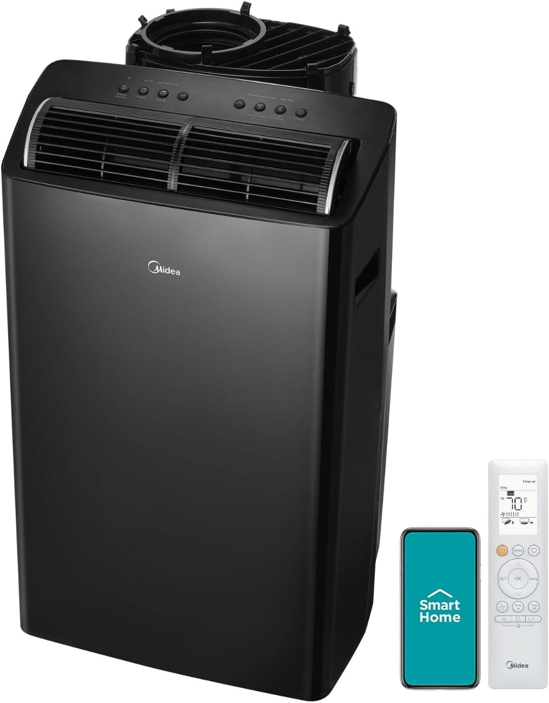 Midea Duo 14,000 BTU Portable Inverter AC with Alexa/Google Assistant