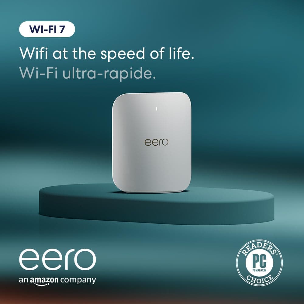 eero Pro 7 tri-band mesh Wi-Fi 7 router (newest model)