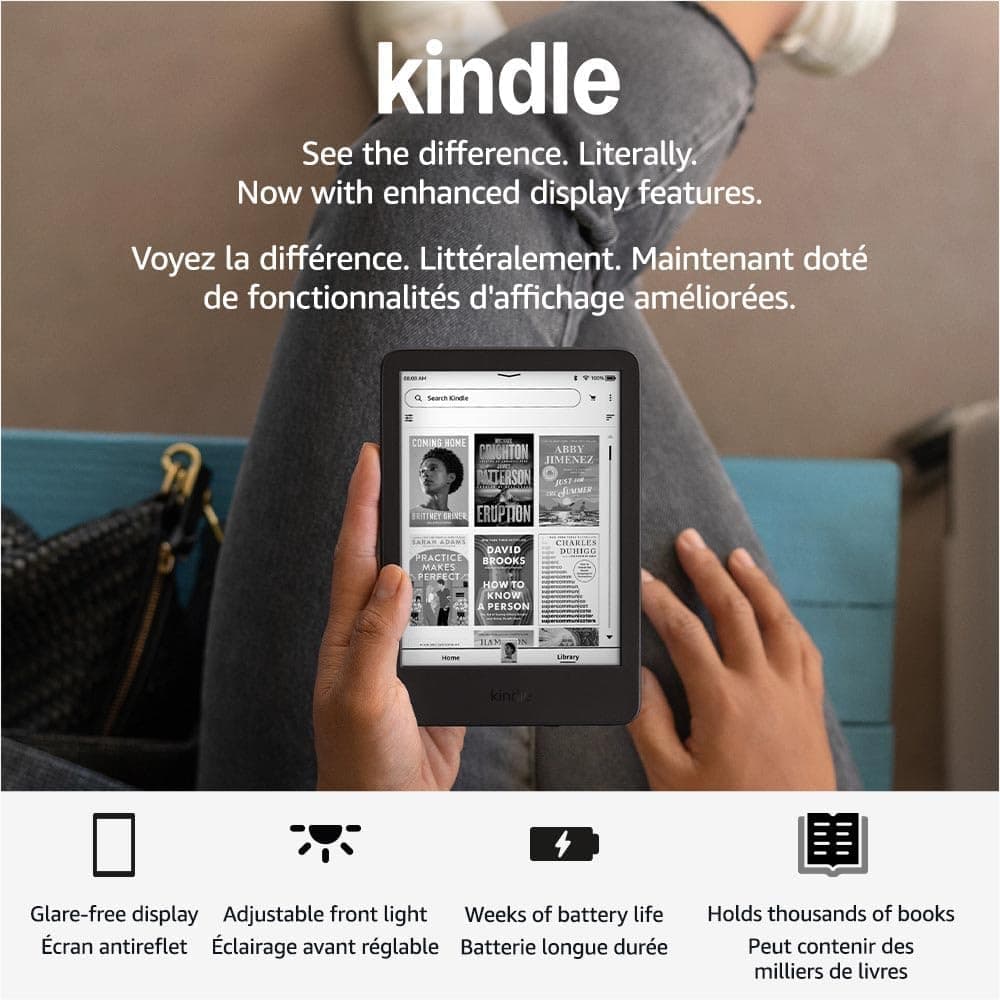 Kindle 16 GB (newest model) - Lightest, fastest page turns, Black