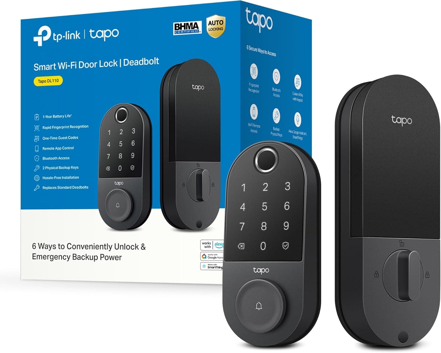Tapo Smart Door Lock, Deadbolt