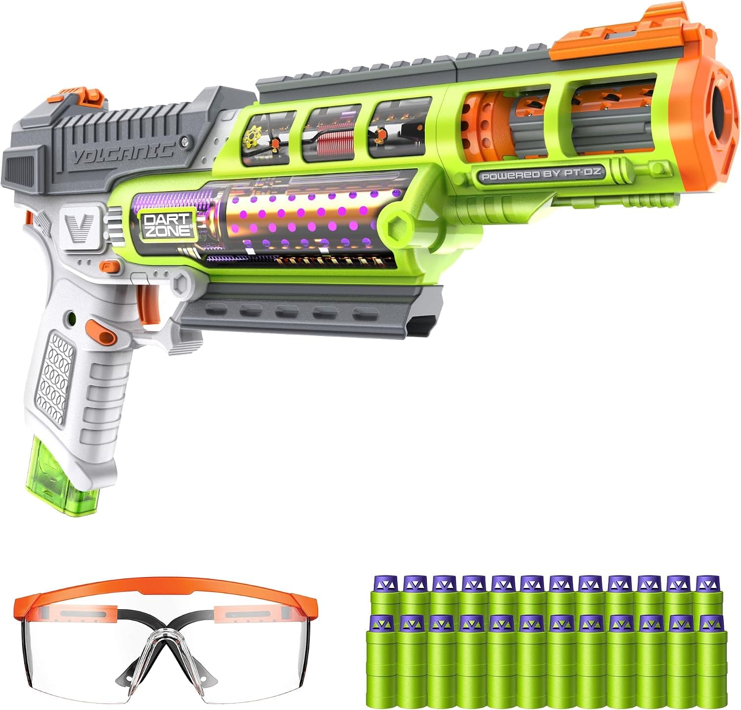 Dart Zone Max Nitroshot+ Volcanic Pro Blaster