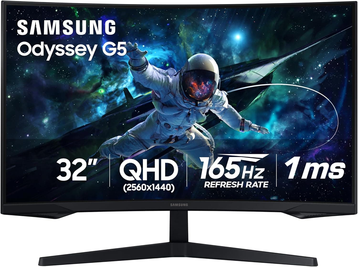 Samsung Odyssey 32-inch Curved Gaming Monitor LS32CG550ENXZA