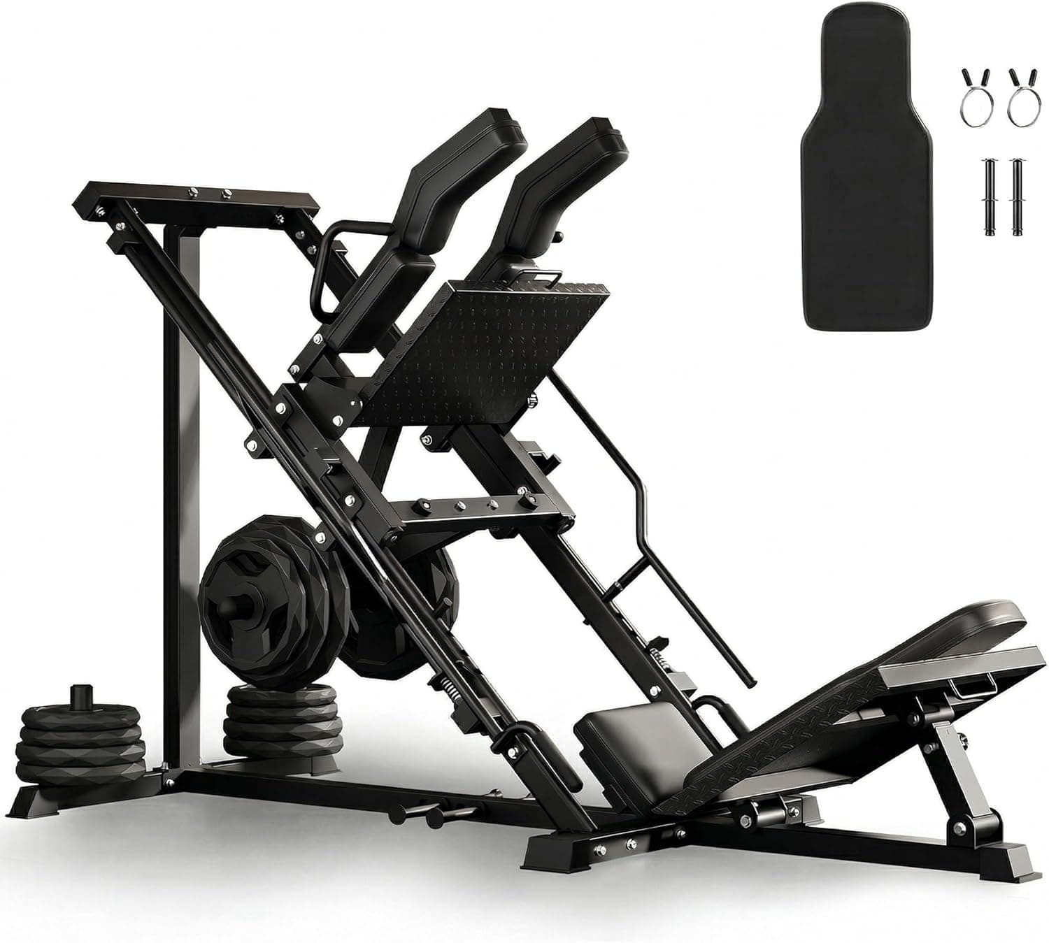 3-in-1 Leg Press Hack Squat Machine for Home Gym