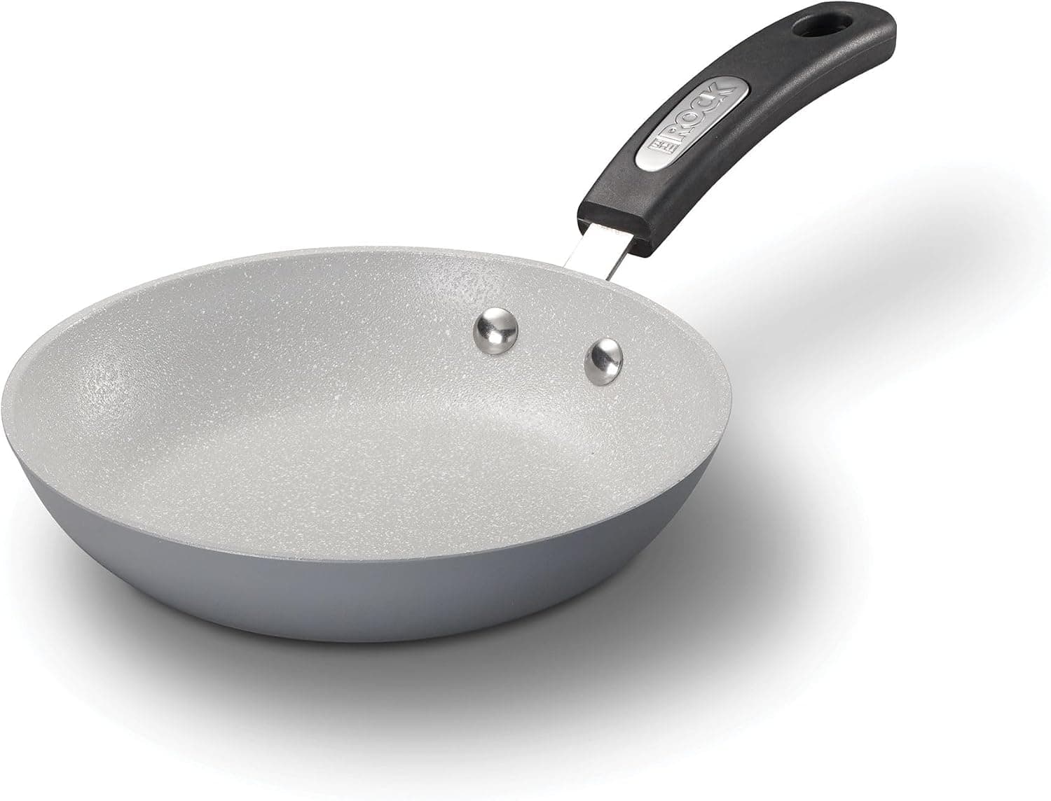 Starfrit The Rock Terra 20cm Ceramic Non-Stick Fry Pan, Aluminium Base, PFAS Free, Grey