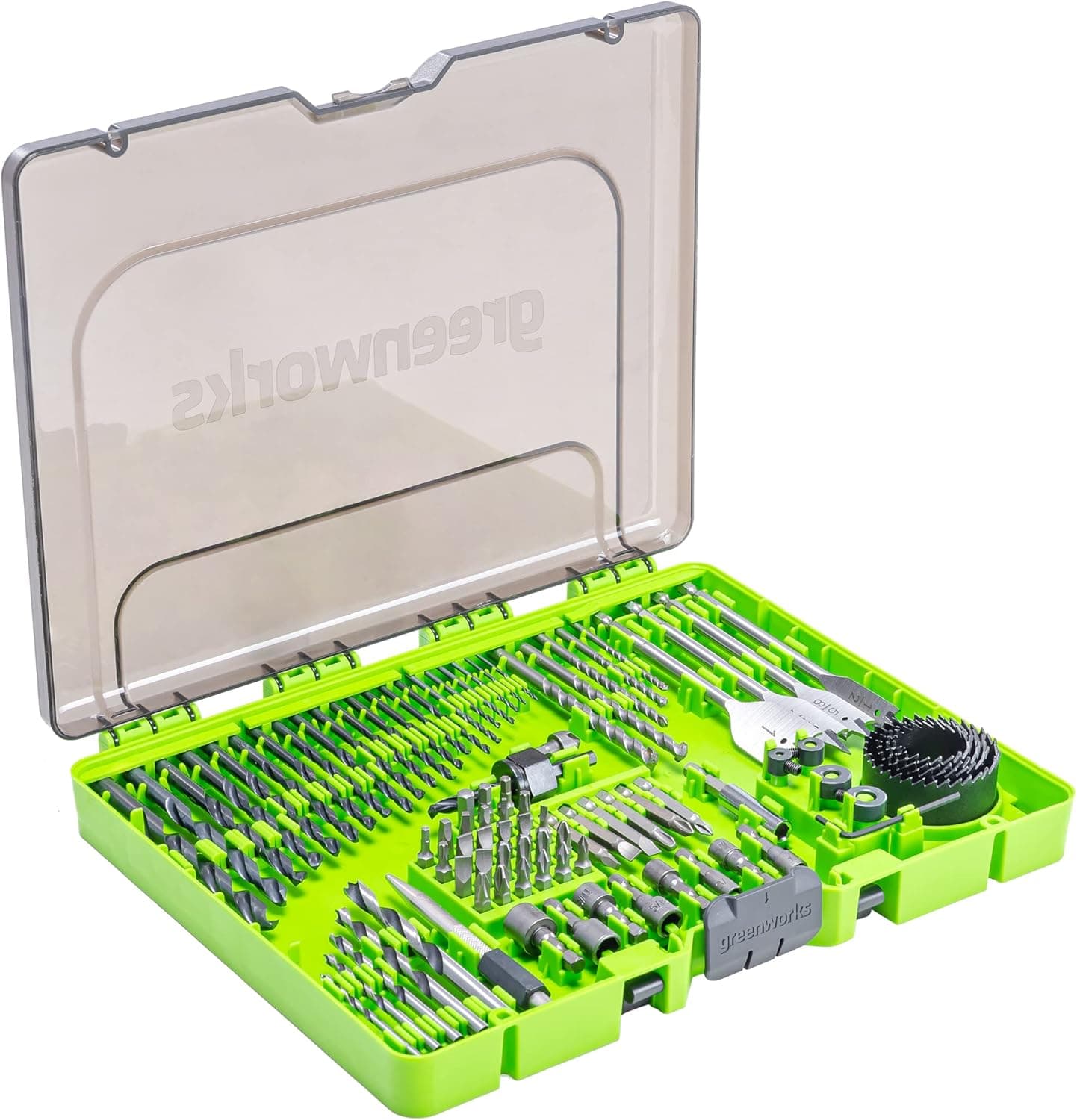 Greenworks 90-Piece Black Oxide Drill & Drive Bit Set with Modular Case