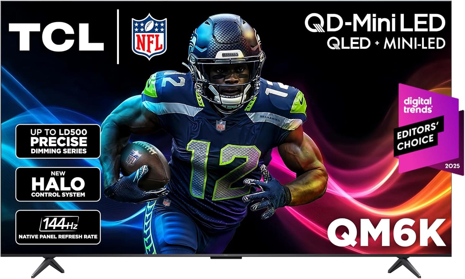 TCL 85-Inch QM6K QLED 4K Smart TV with Google TV (2025)