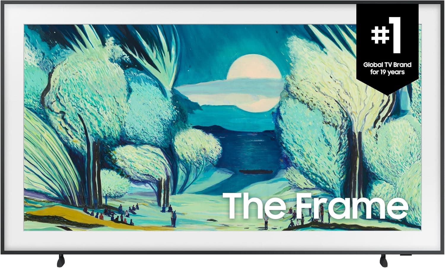 SAMSUNG 55-Inch The Frame 4K Smart TV with Art Mode