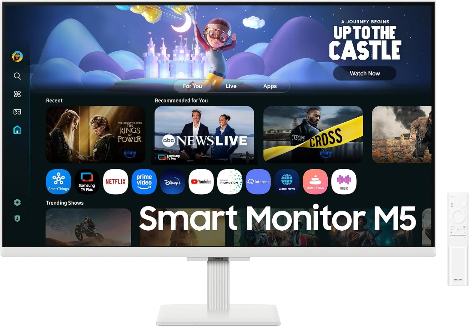 Samsung 32-inch M5 FHD VA Smart Monitor with TV Apps & Screen Mirroring
