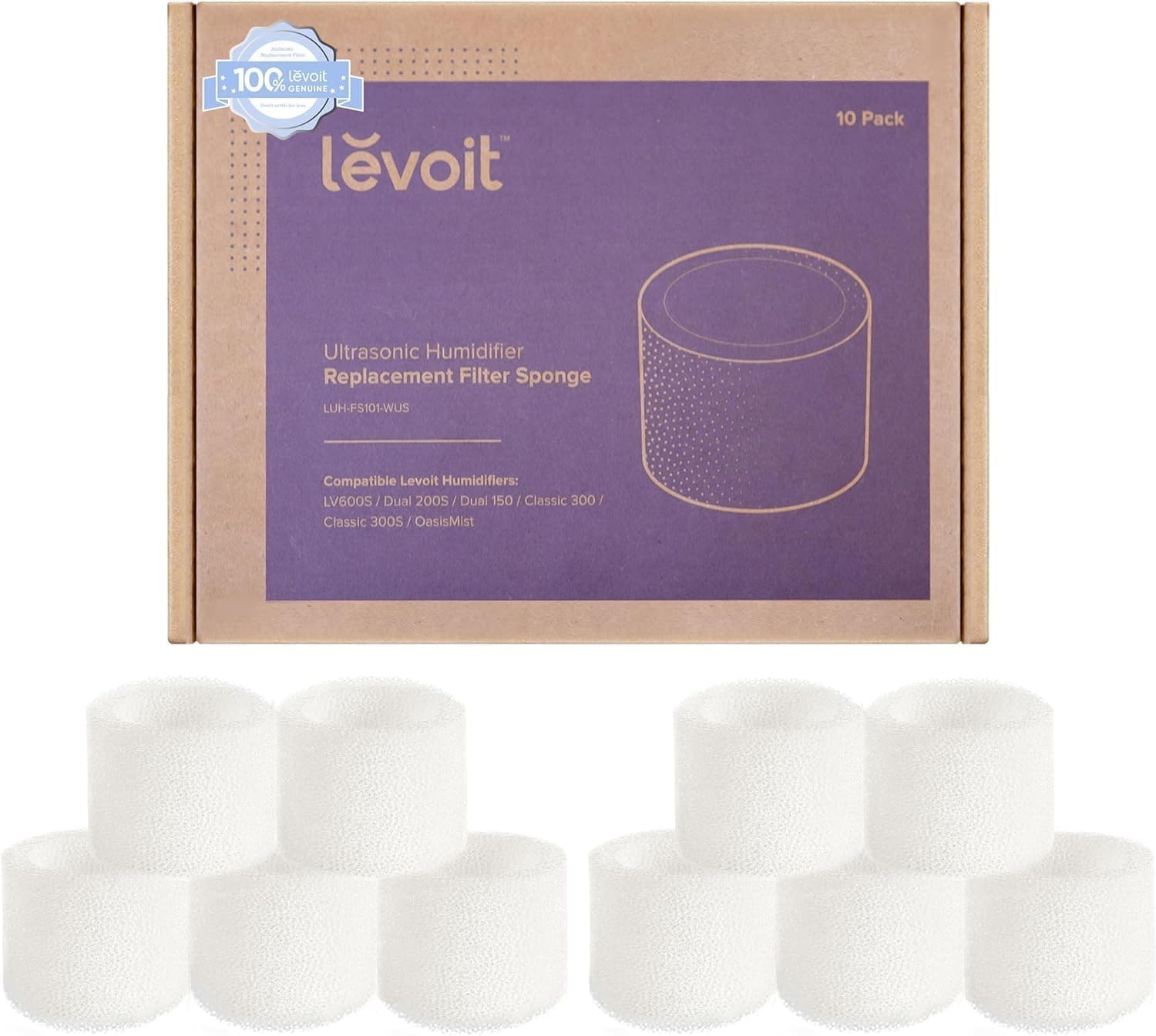 Levoit 10-Pack Humidifier Replacement Filters