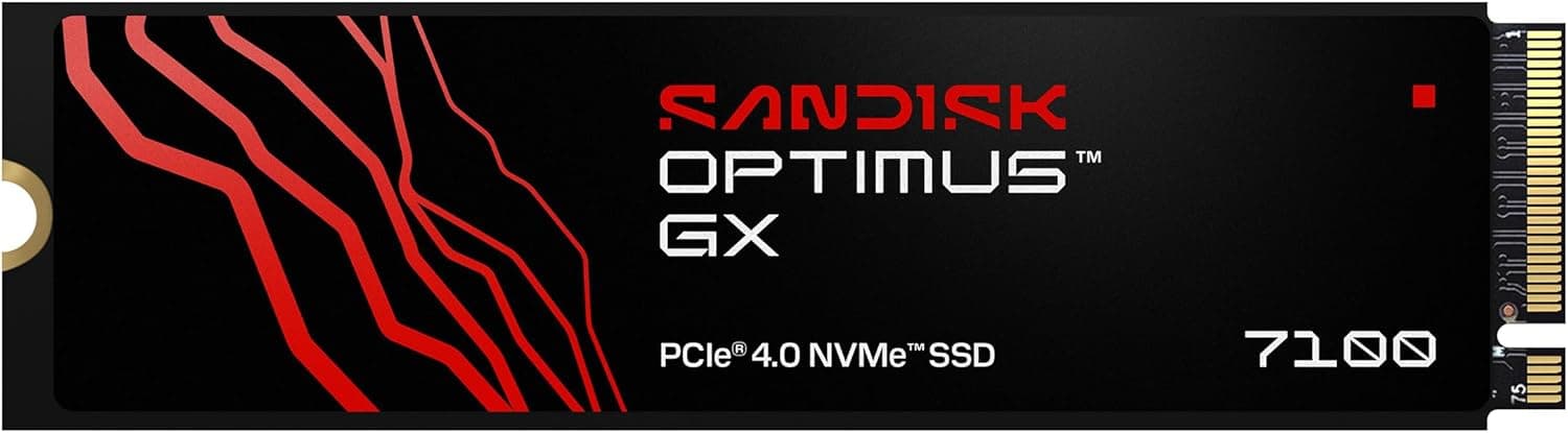 SANDISK 500GB Optimus GX 7100 PCIe Gen 4.0 NVMe M.2 SSD