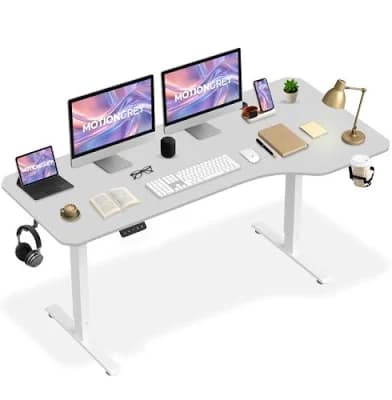 MOTIONGREY Ergo2 Adjustable Right L-Shaped Electric Standing Desk