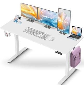 IMHOME Standing Electric Adjustable Desk 55x24 Large W