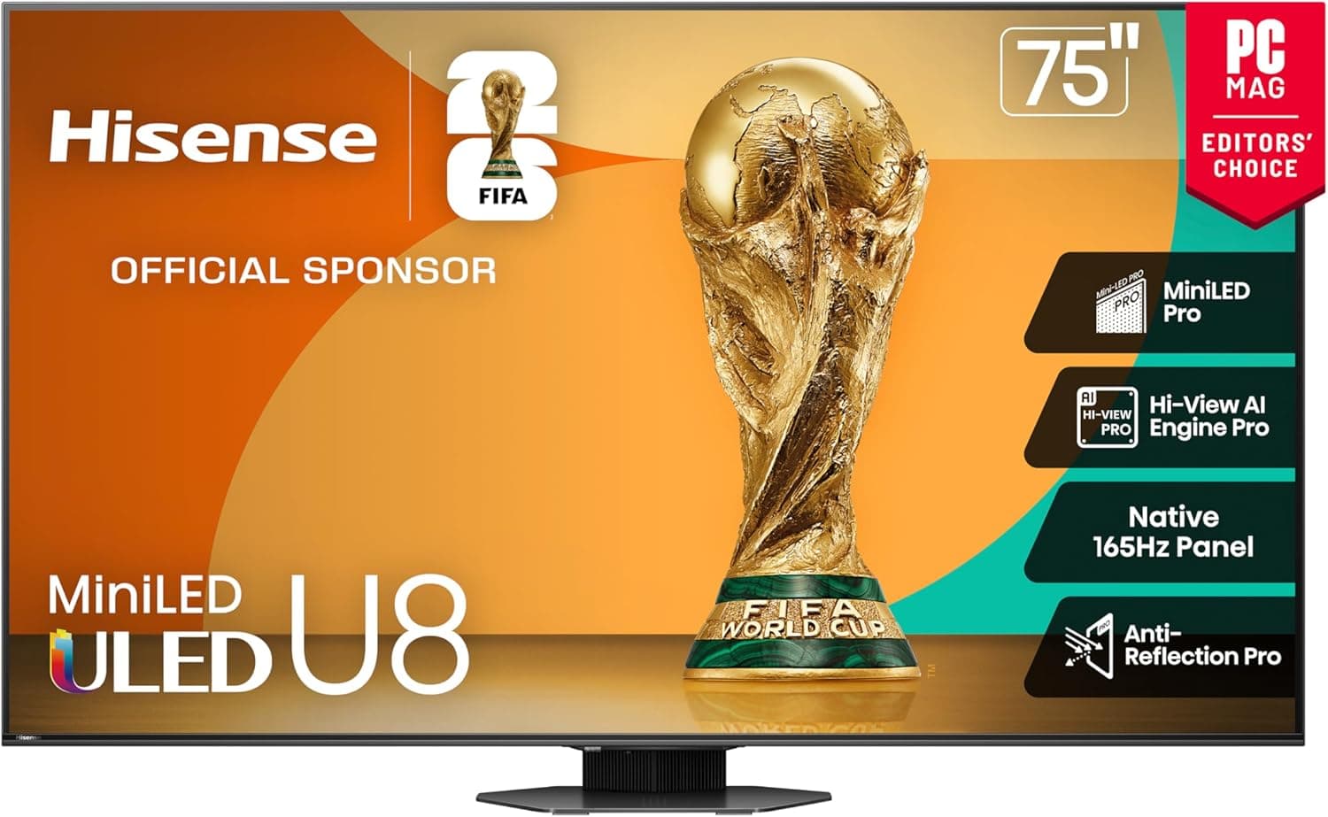 Hisense 75U88QG 75-inch 4K Mini-LED Google TV
