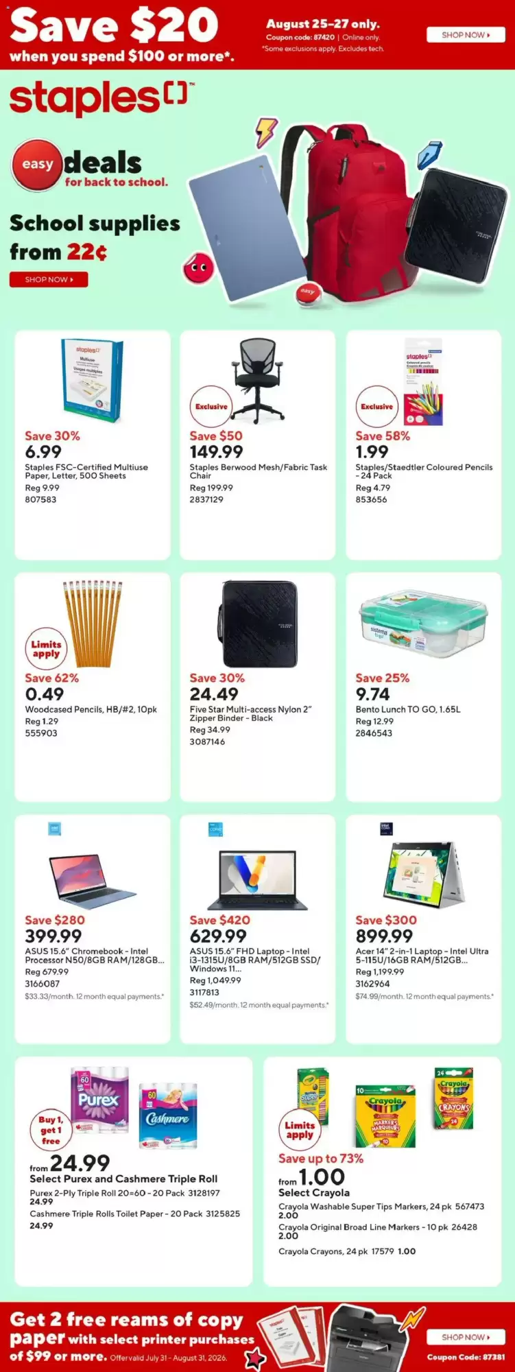 Staples Canada flyer - Week 35