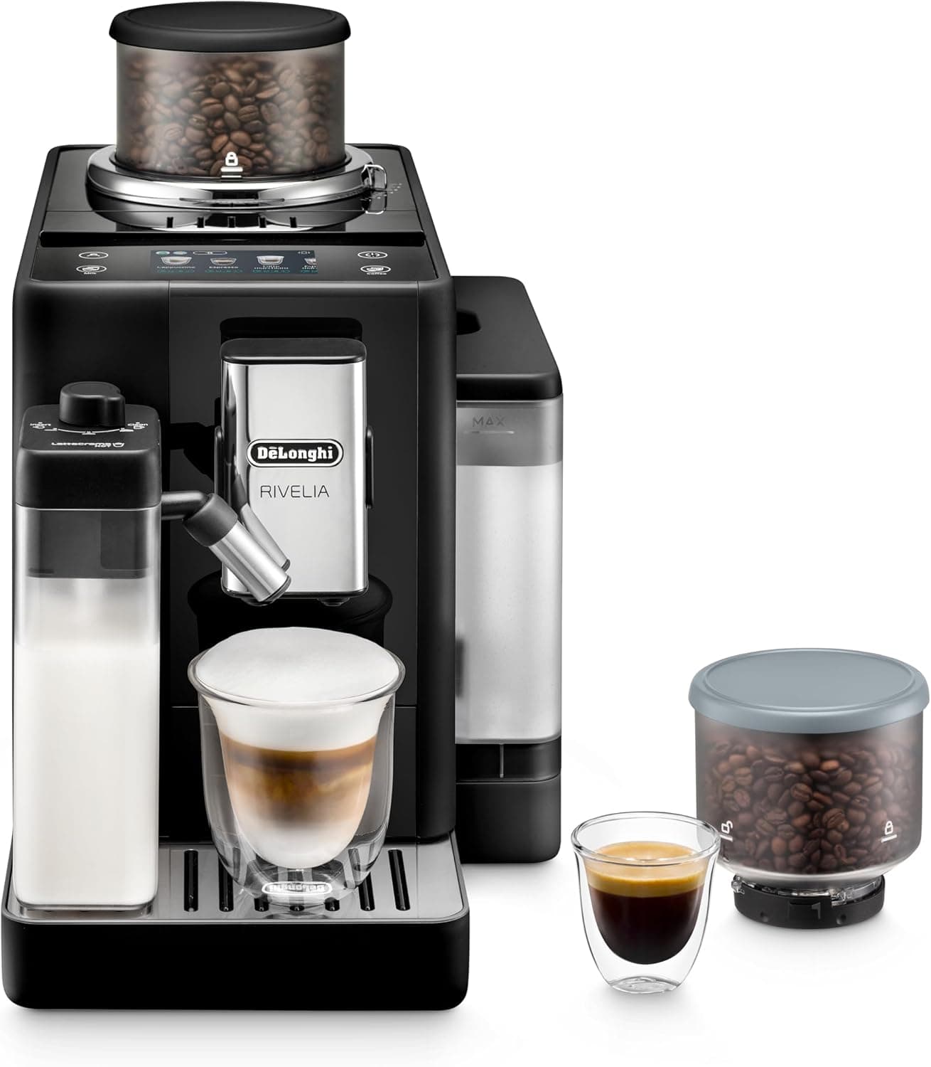 De'Longhi Rivelia Automatic Espresso Machine with Milk Frother