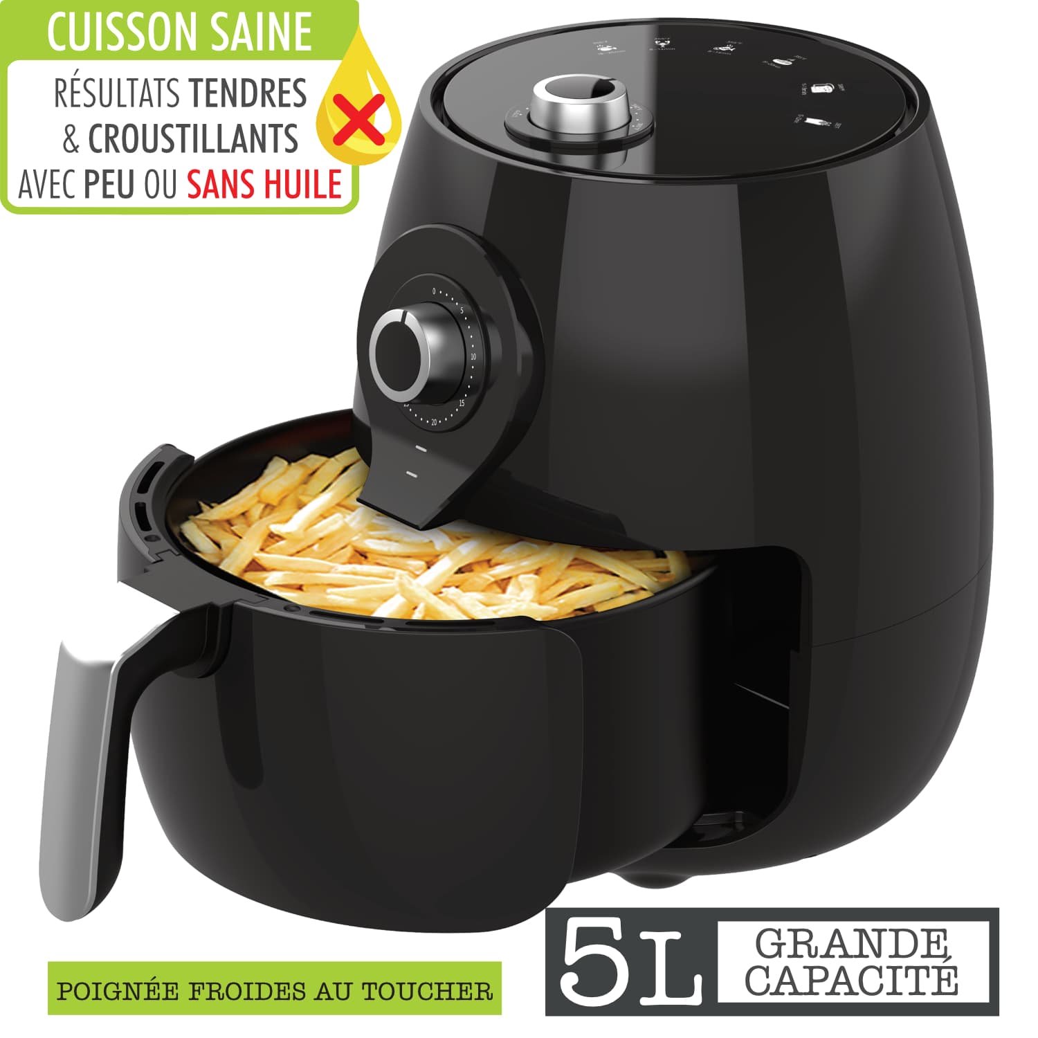 Hauz 5.0L Countertop Air Fryer